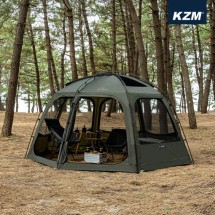 비바돔 플러스 쉘터 텐트 카키 돔 캠핑텐트 개방감 간편설치