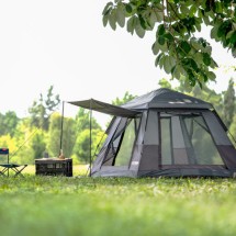 패스트캠프 오토4 클래식 원터치 텐트 자동 돔 그늘막 그레이